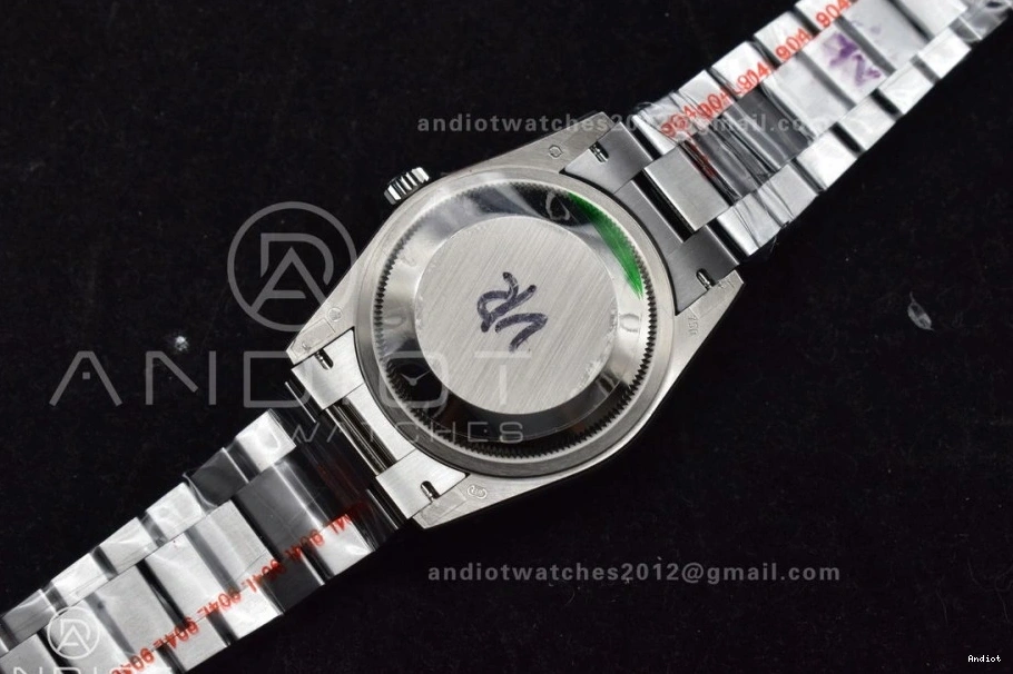 President Best vr3255 Steel (Gain Bracelet Blue SS Dial DayDate 904L Roman 36 on Weight) V5 QF Edition Light 0427